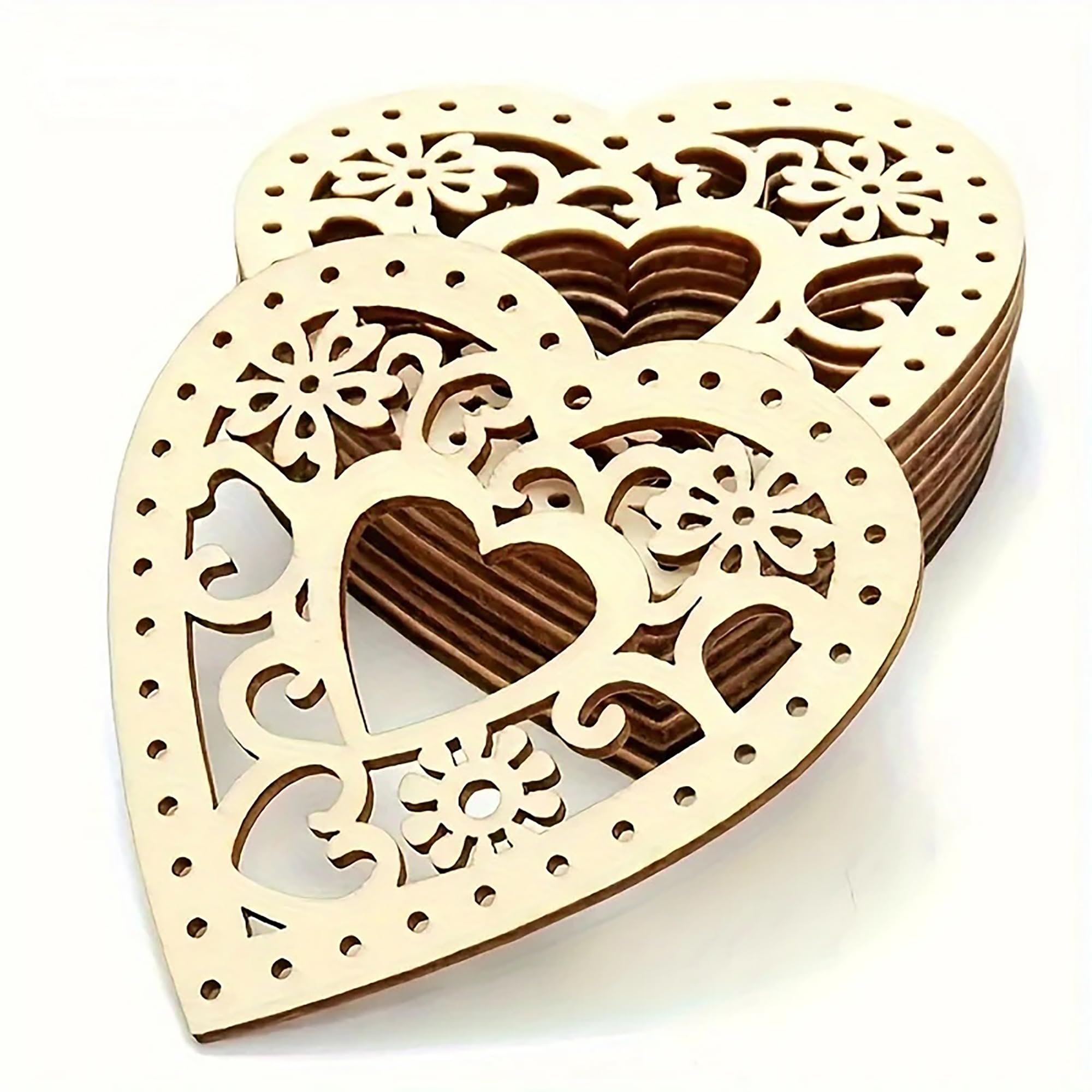 wooden heart cutouts for valentine crafts diy wedding decoration heart shapes mdf wooden hearts for painting
