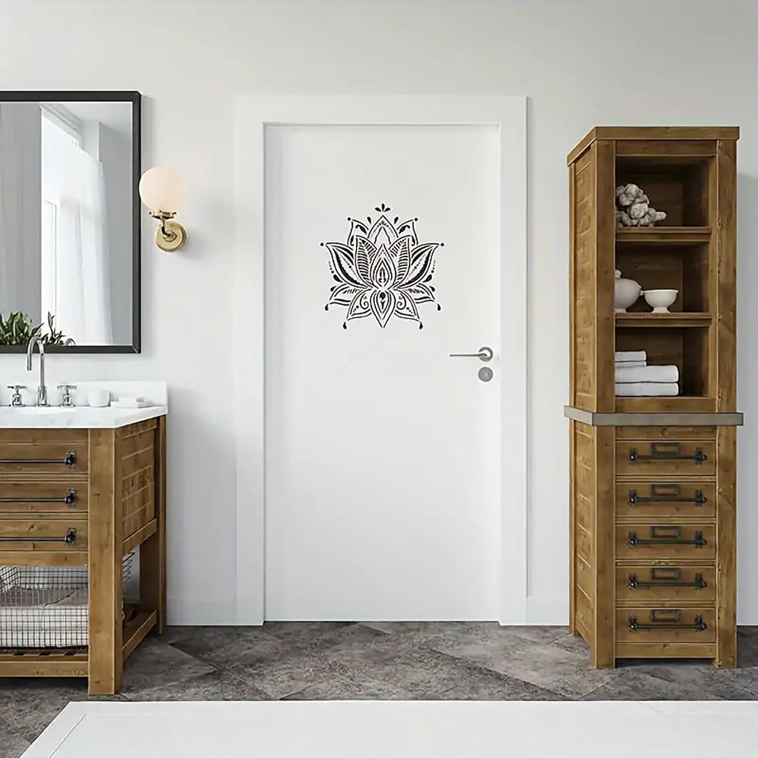 12 inch mandala stencil