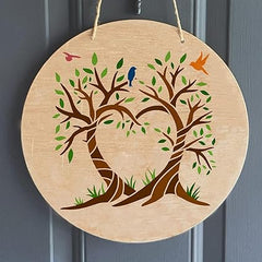 love tree template for diy craft decor