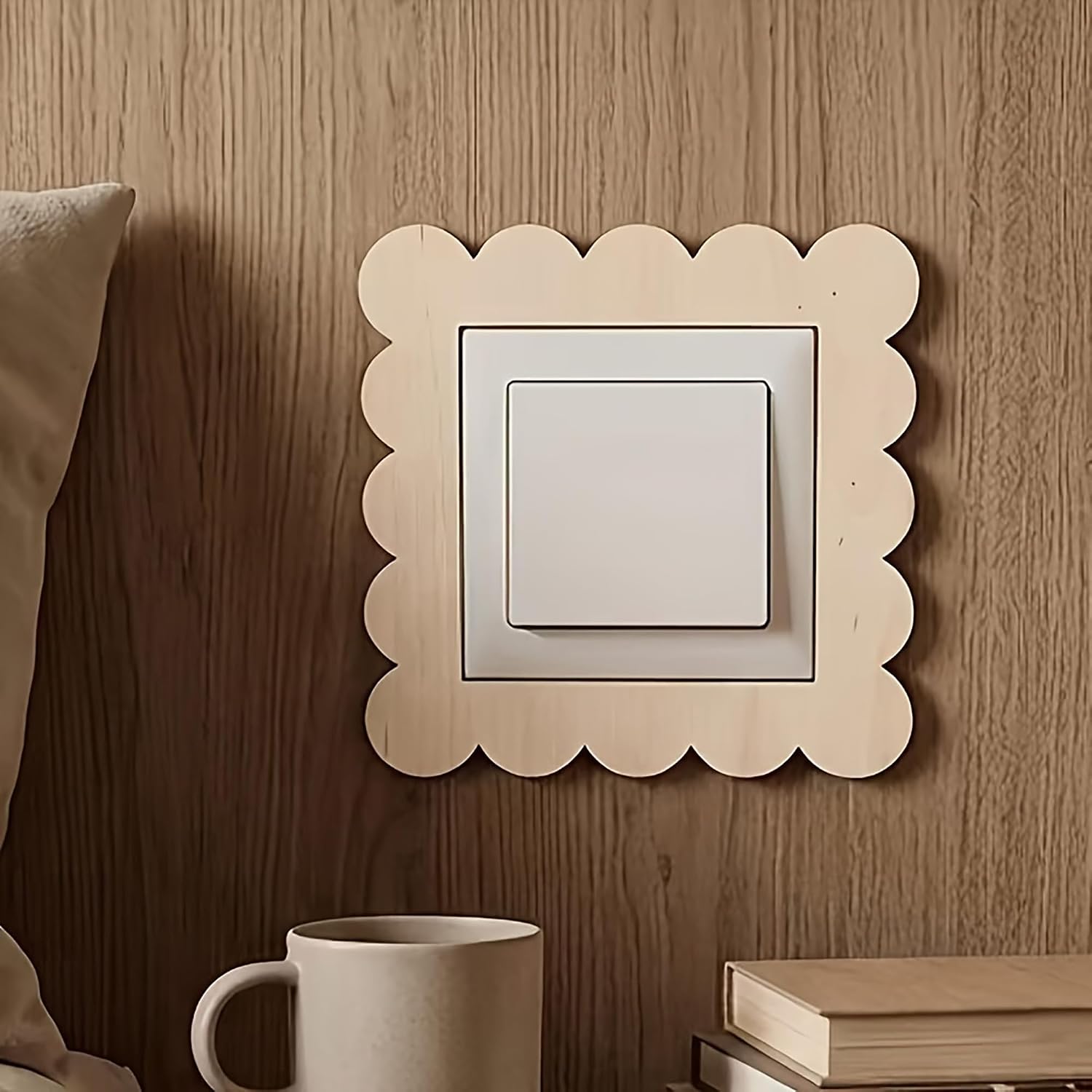 wooden frame cutout for lippan art