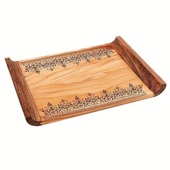 Cliths 2 Pcs Border Stencil Template for Painting Brocade Design Reusable Plastic Craft Templates for Wall Fabric Furniture Canvas Wood DIY Home Decor Projects