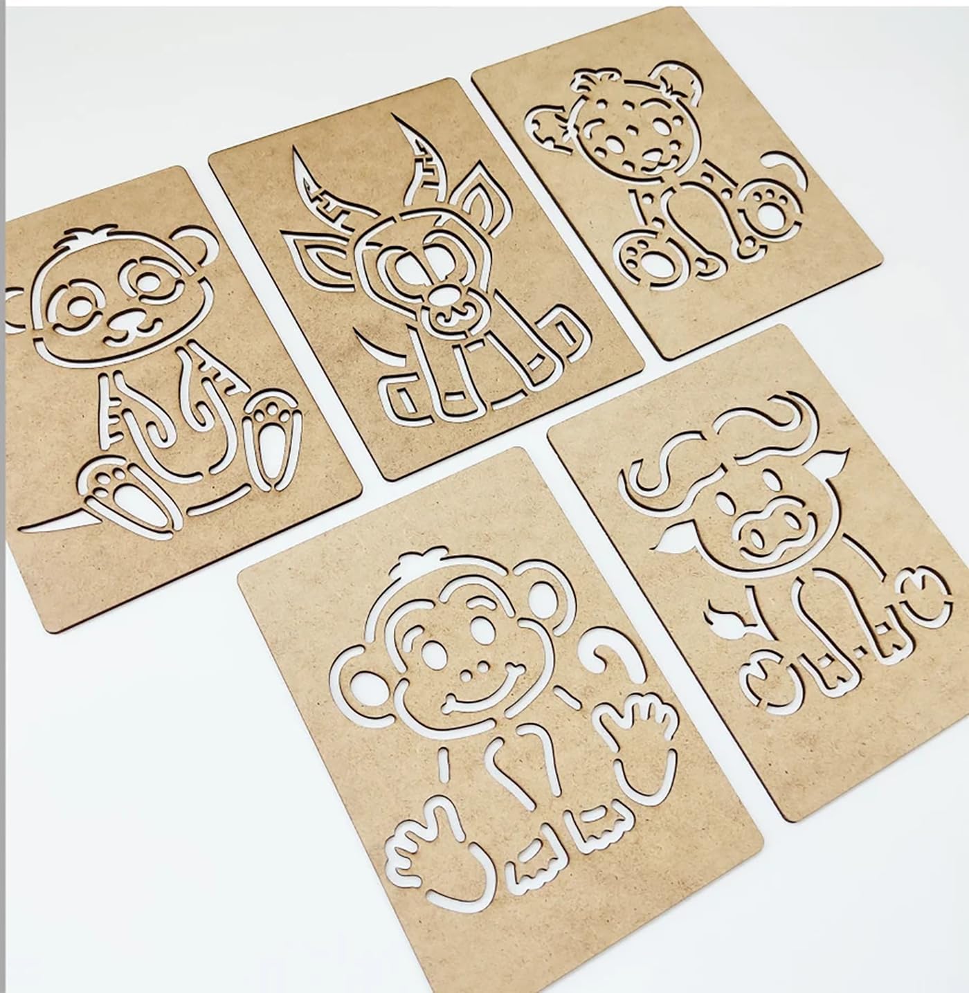 african wildlife educational stencils