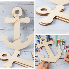 DIY anchor wall hanging craft supplies