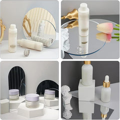 Cliths Pack of 7 Acrylic Multi Shapes Mirror Cutout .