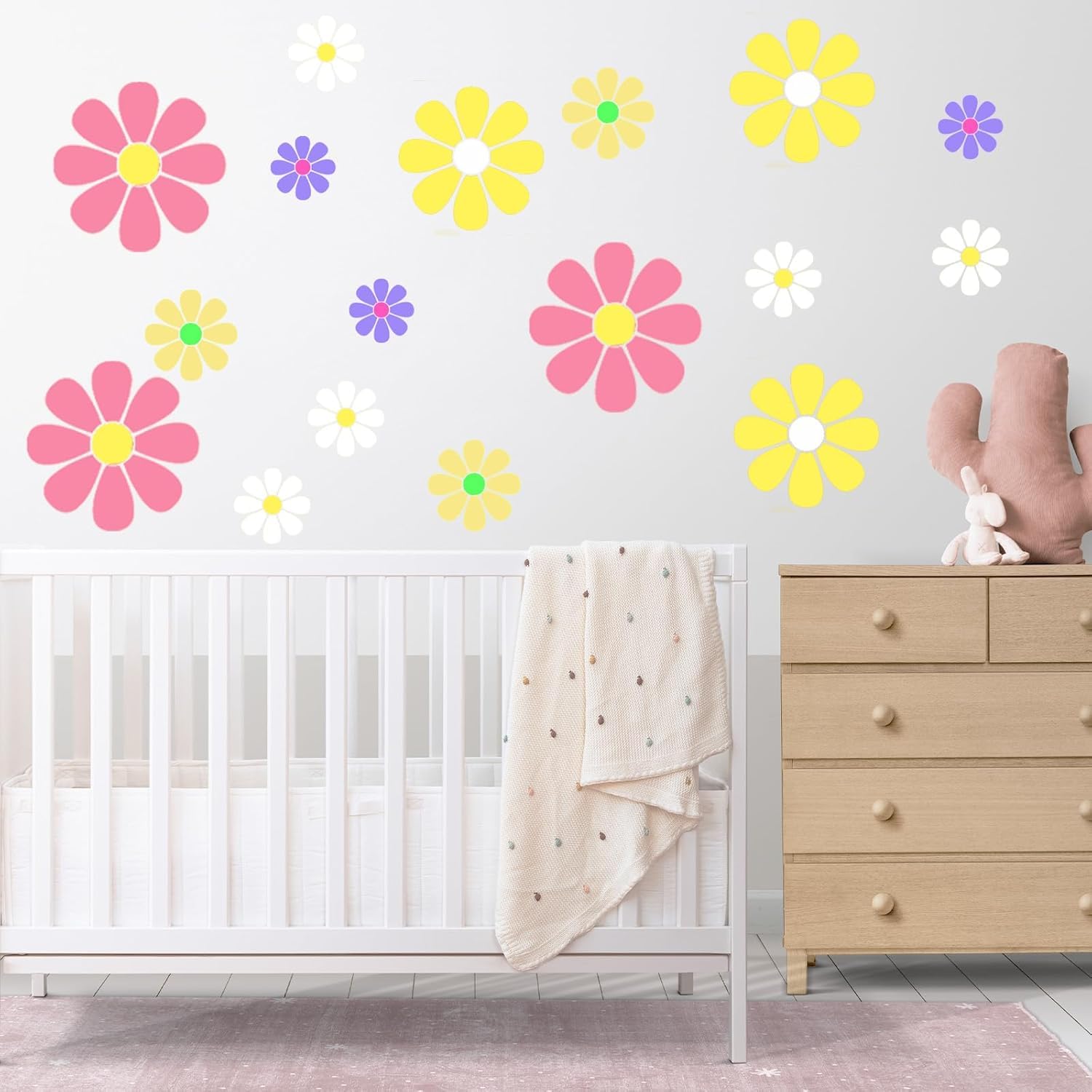 botanical painting stencil for home decor