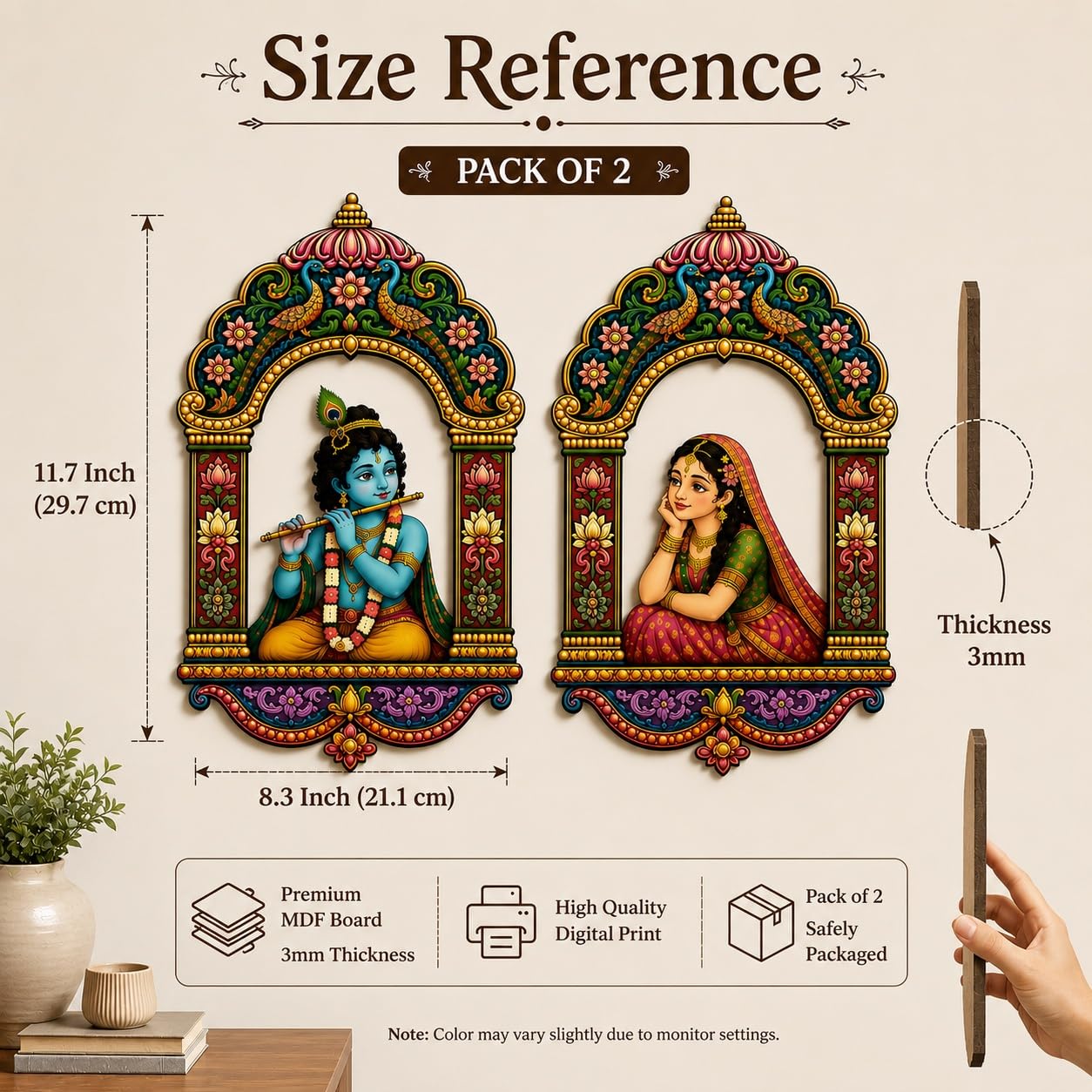 radha krishna wall decor for bedroom