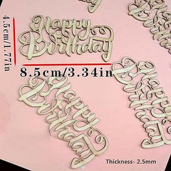 wooden birthday party decor
