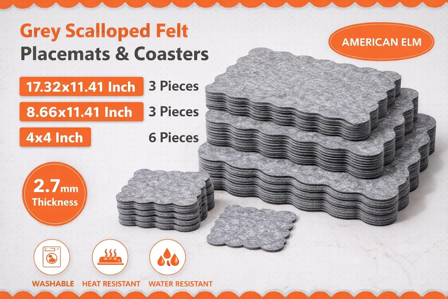elegant grey table mats for home decor