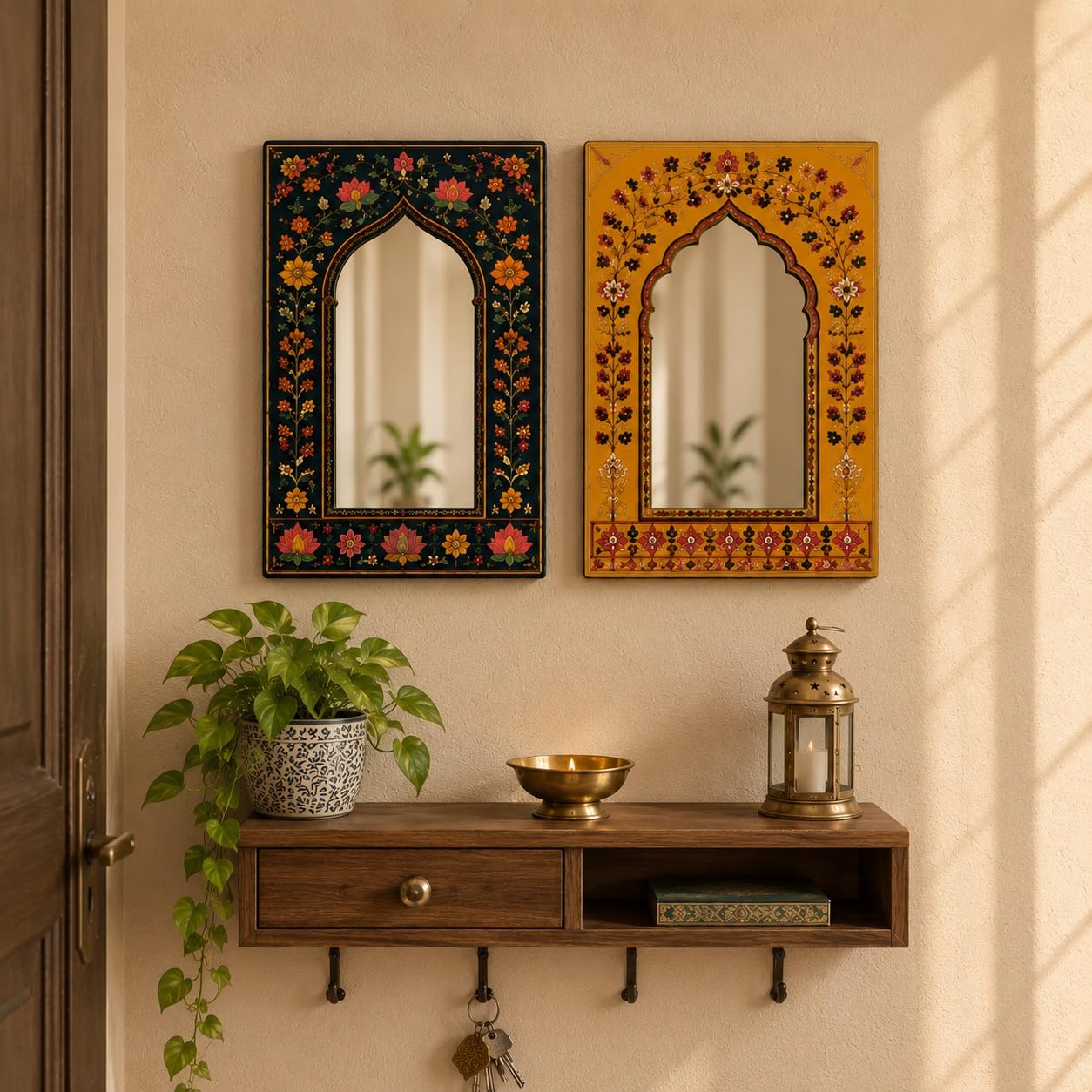 Decorative Mirror Wall Hanging for Entryway