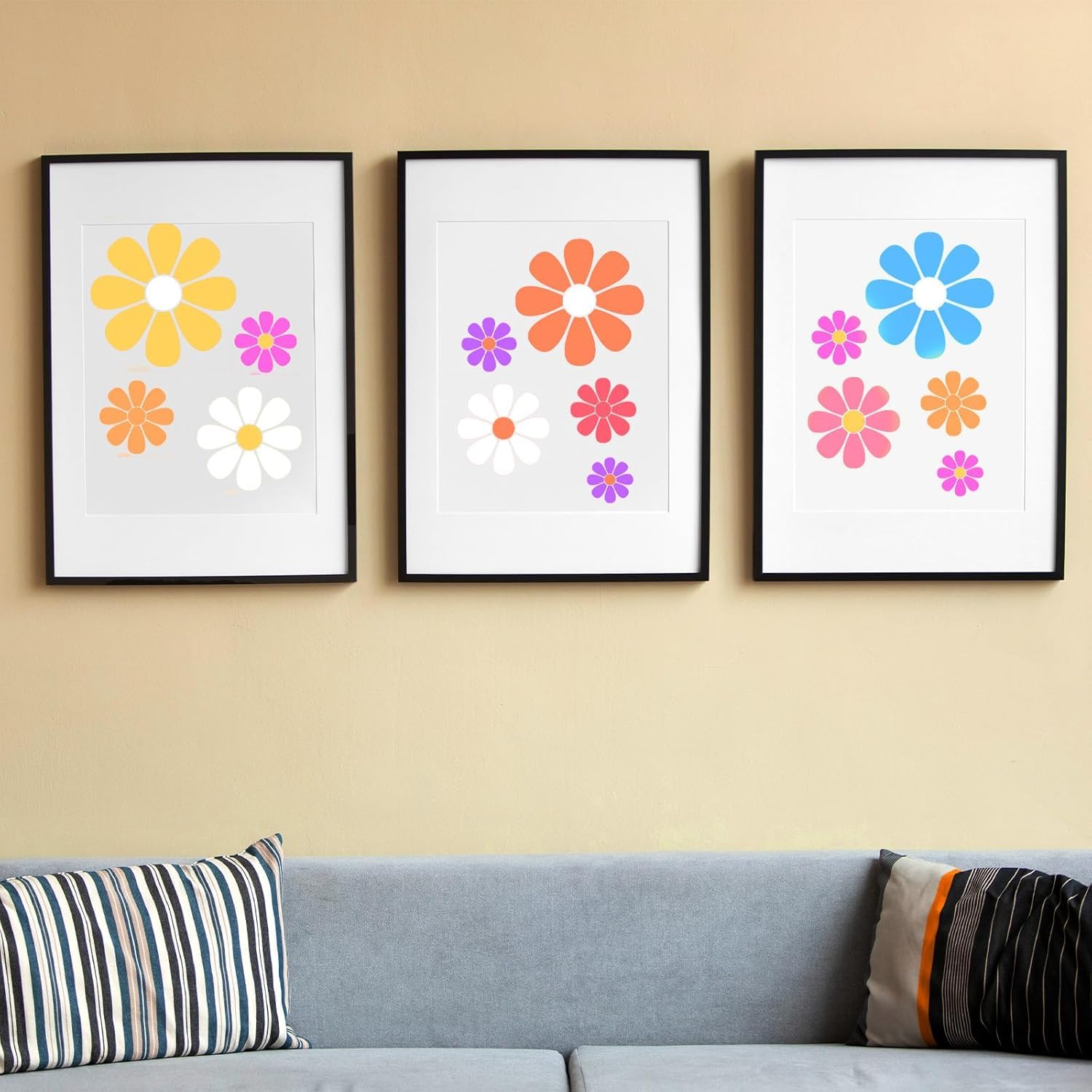 these large floral stencils are washable,