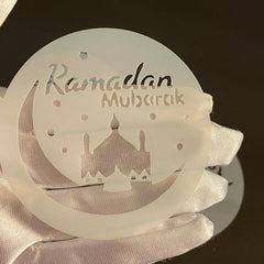 Cliths Set of 3 Ramadan Stencils Eid Mubarak Decor Templates for Coffee Islamic Party Decorations