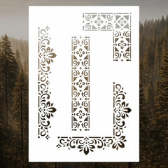 border stencil diy
