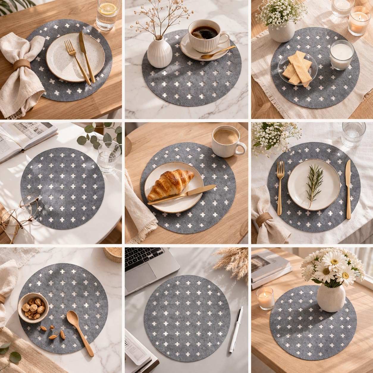 dining table setup accessories modern