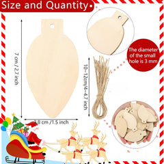 DIY wooden Christmas ornaments