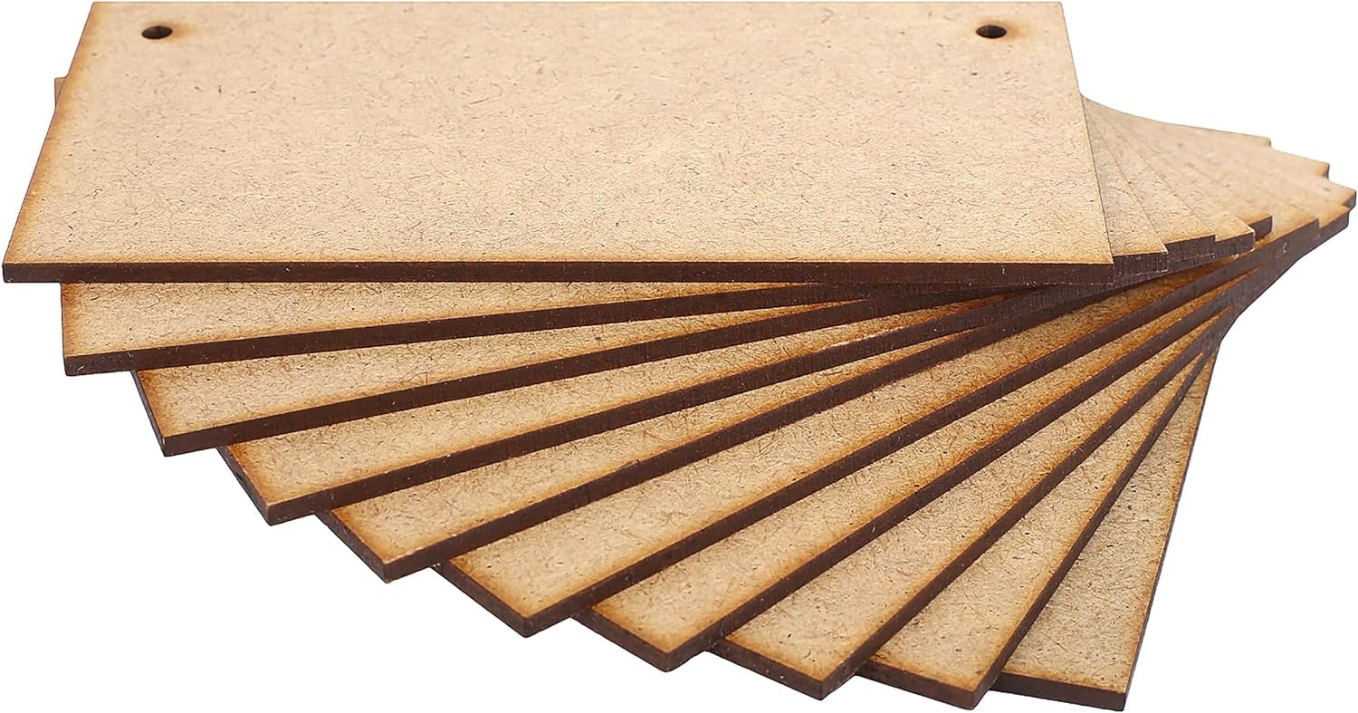 Set of cardboard sheets with a textured surface on a white background