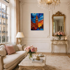 London themed wall art for dining room