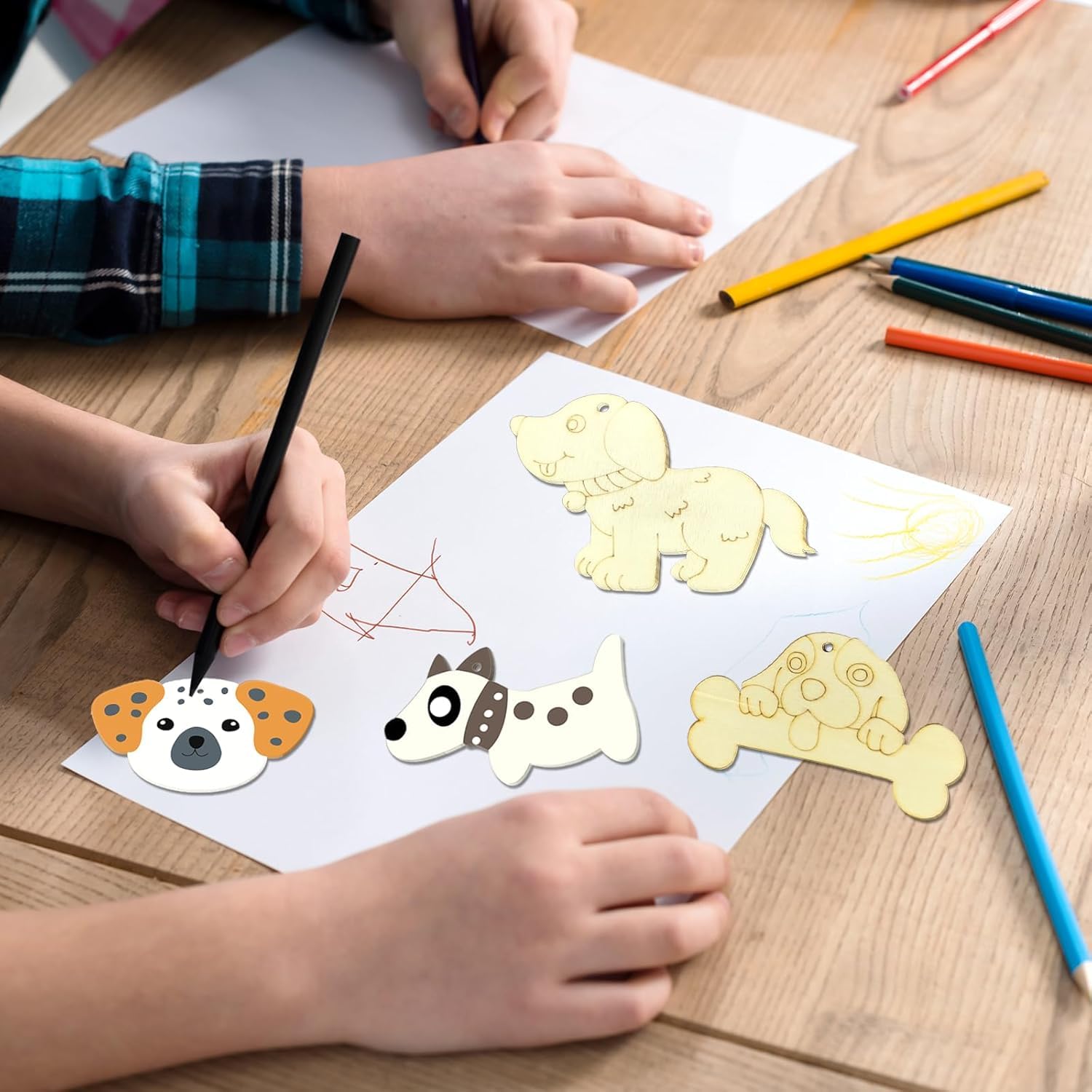 dog painting craft supplie