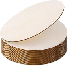 Wooden oval-shaped coffee table with a light finish on a white background