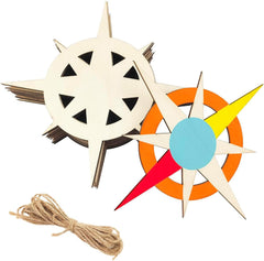 wooden compass shape for mandala painting