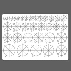Cliths Geometric Stencil Set Plastic Templates for Jewelry Making Drawing DIY Crafts & School Art