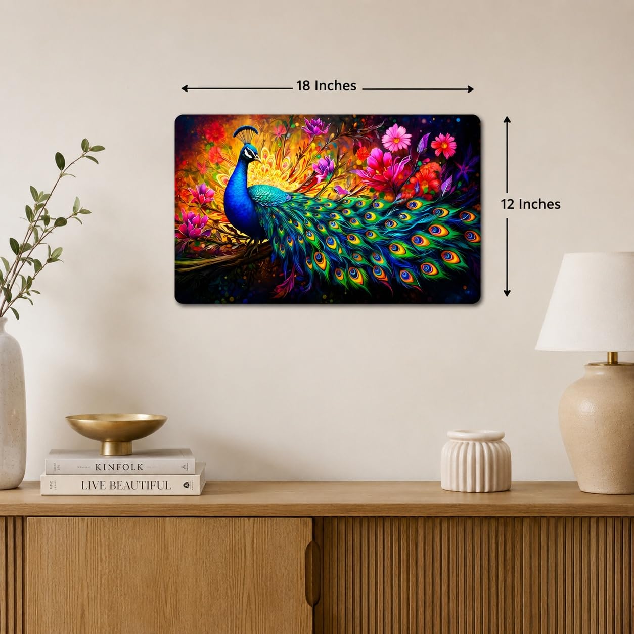 peacock wall hanging for bedroom