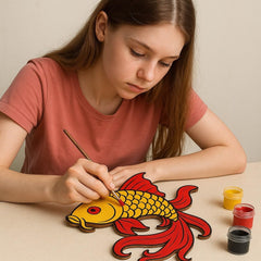 wooden fish cutouts for crafts