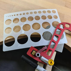 Cliths Geometric Stencil Set Plastic Templates for Jewelry Making Drawing DIY Crafts & School Art