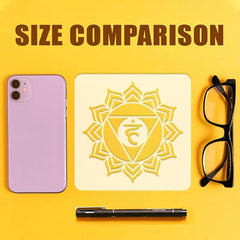 Chakra stencil for wall decor