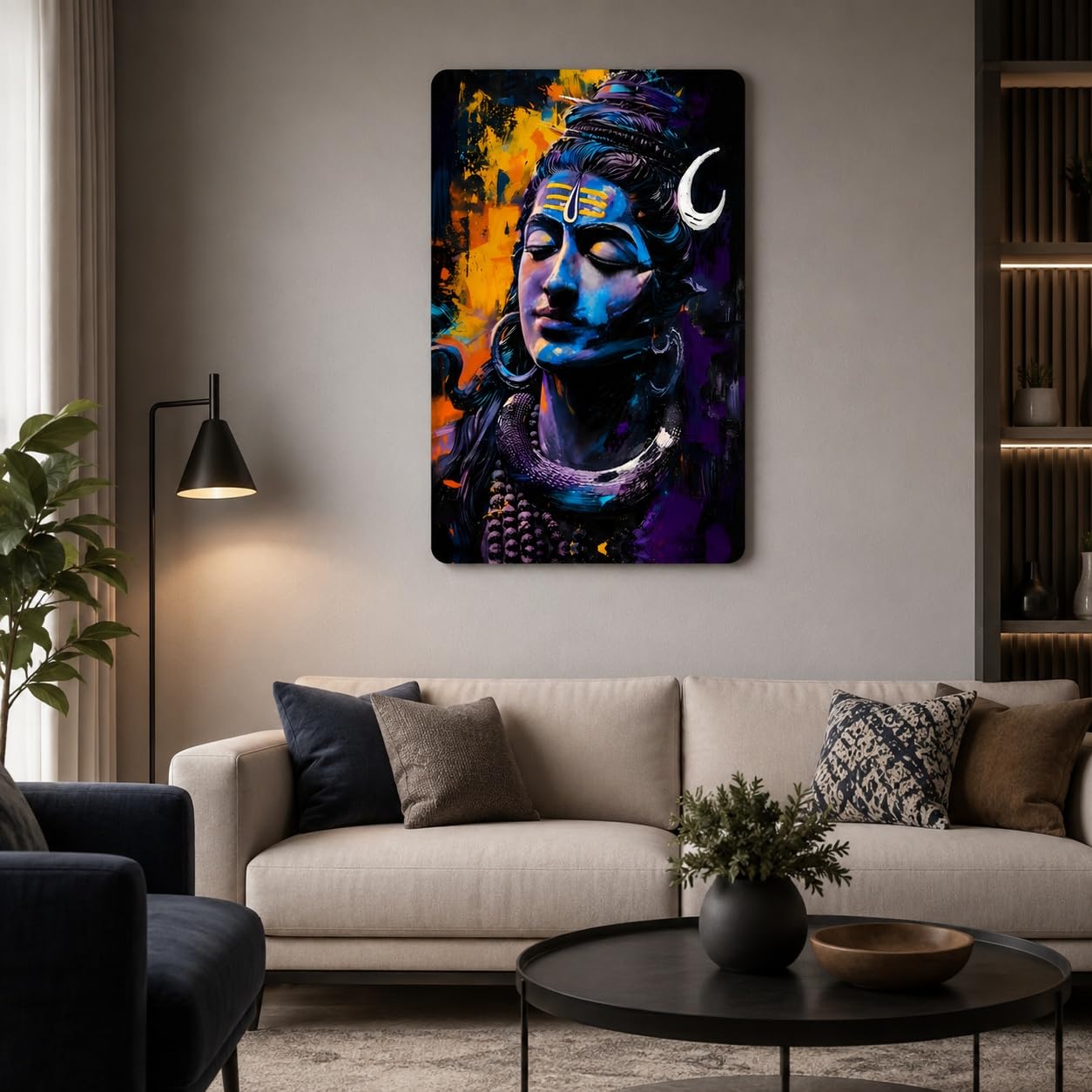 lord shiva wall hanging for pooja room