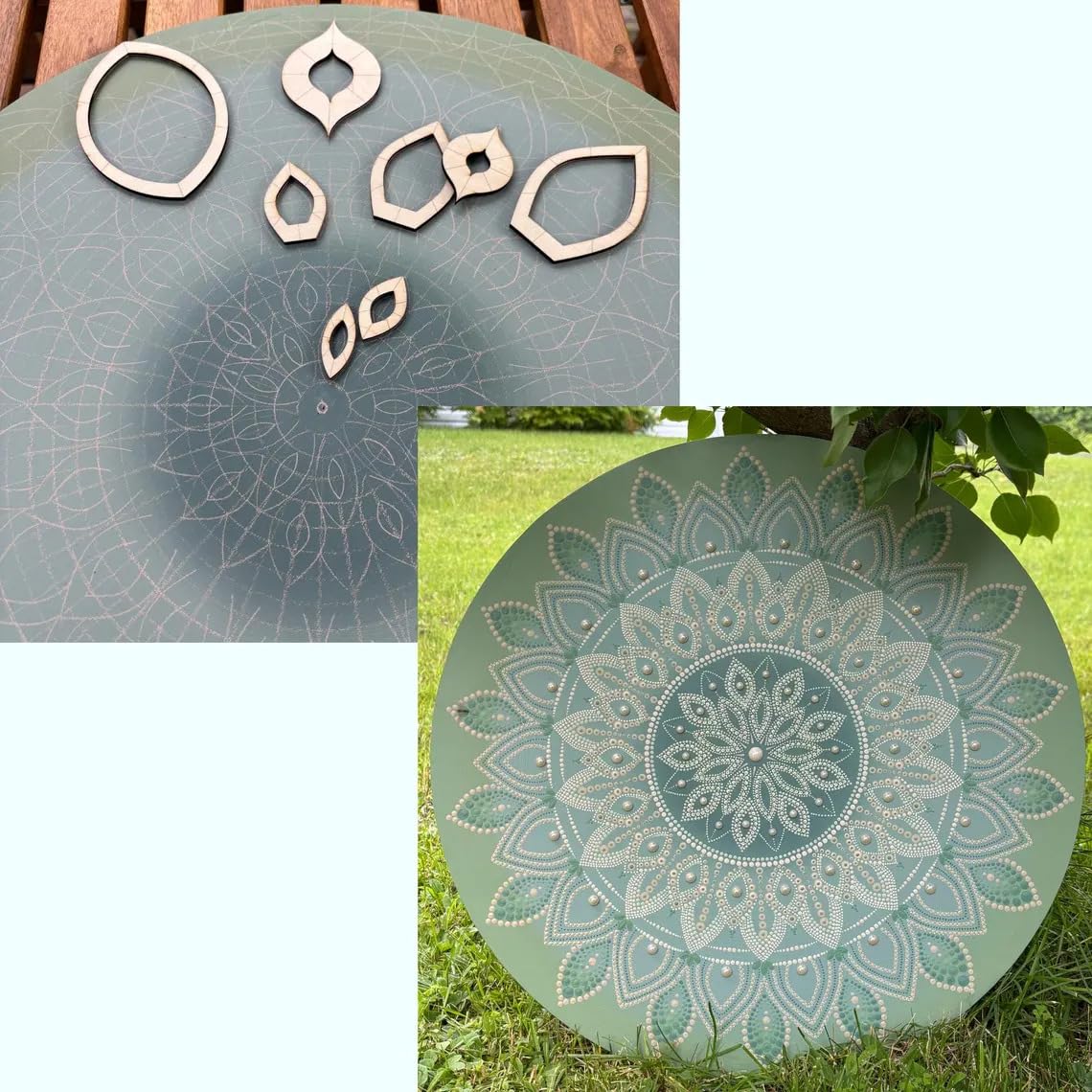 best reusable MDF geometric stencils for mandala art and DIY crafts