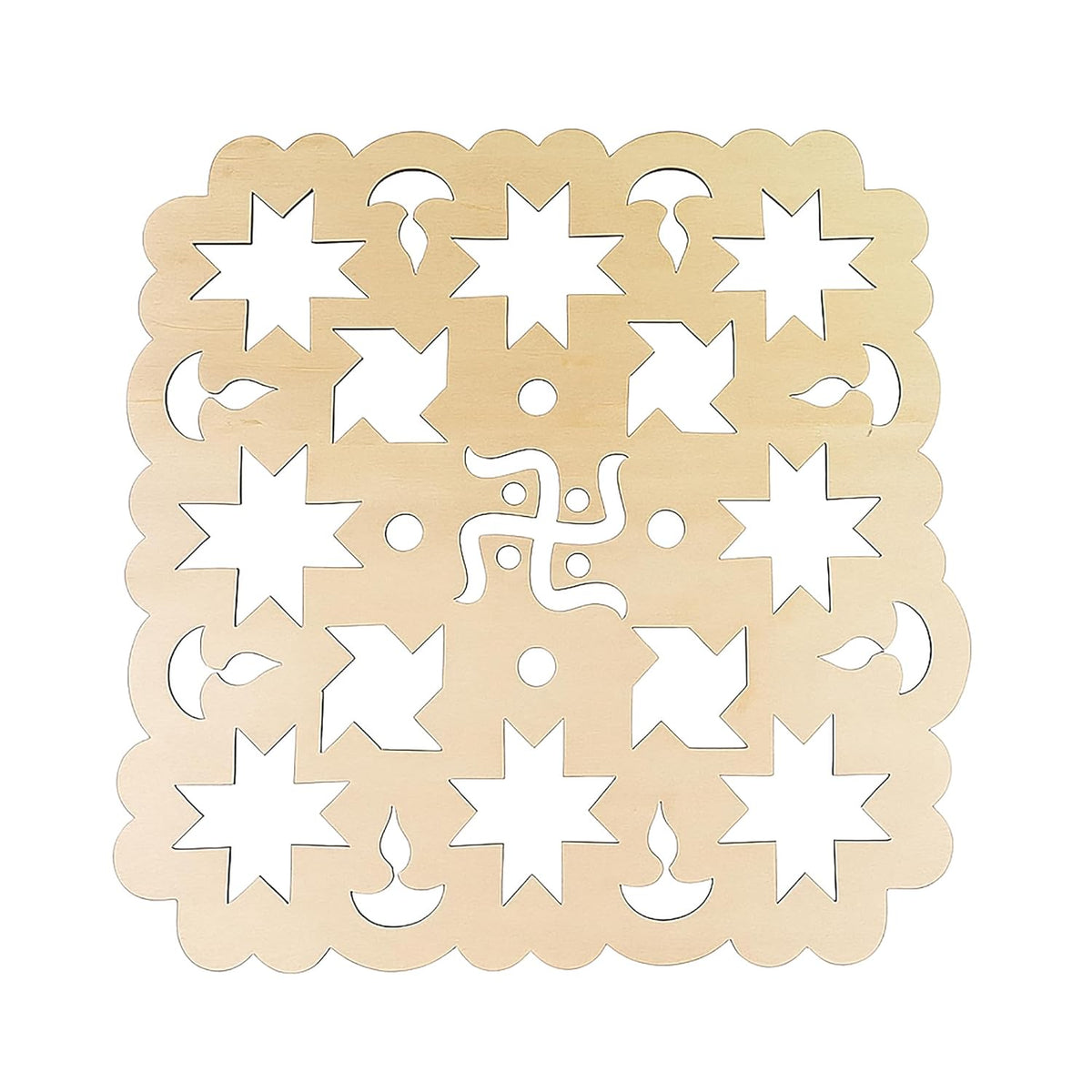 Cliths Diwali Swastik for Prosperity Stencils Rangoli Templates Festival Decor Puja Room Design DIY Wall Art Craft Kit