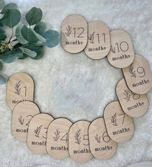 baby milestone cards with envelopes