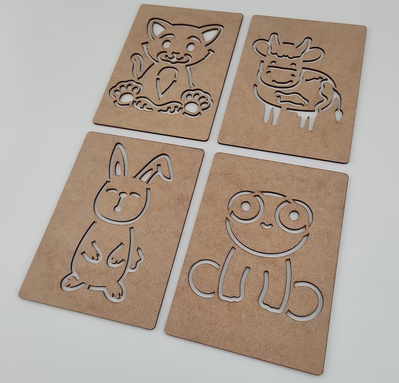 kids drawing stencil farm animals