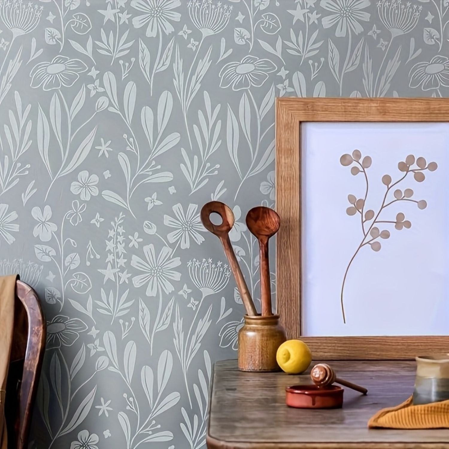 Reusable stencil for furniture painting