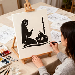 arabic calligraphy stencil for diy art