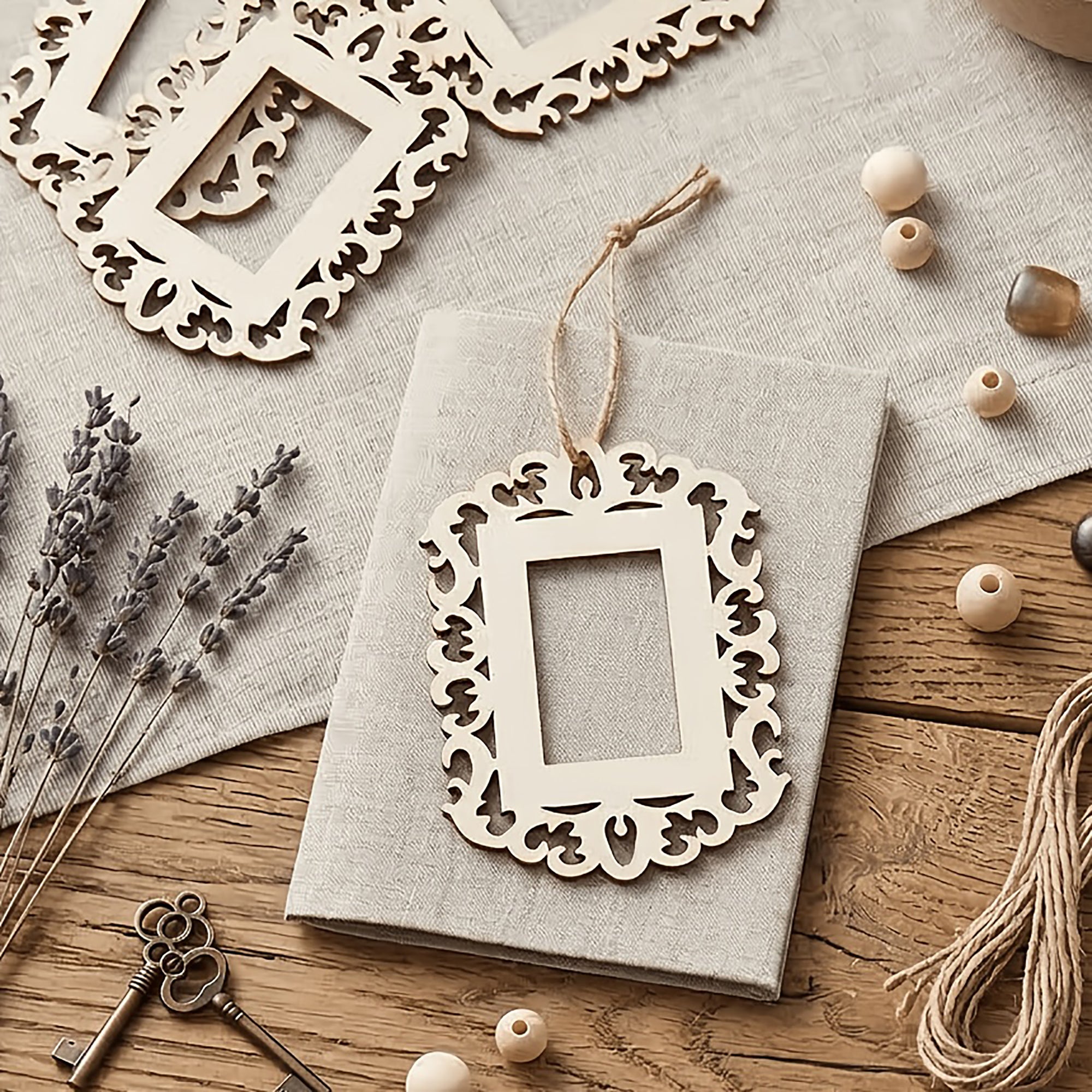 diy wooden frame shapes for birthday party decor