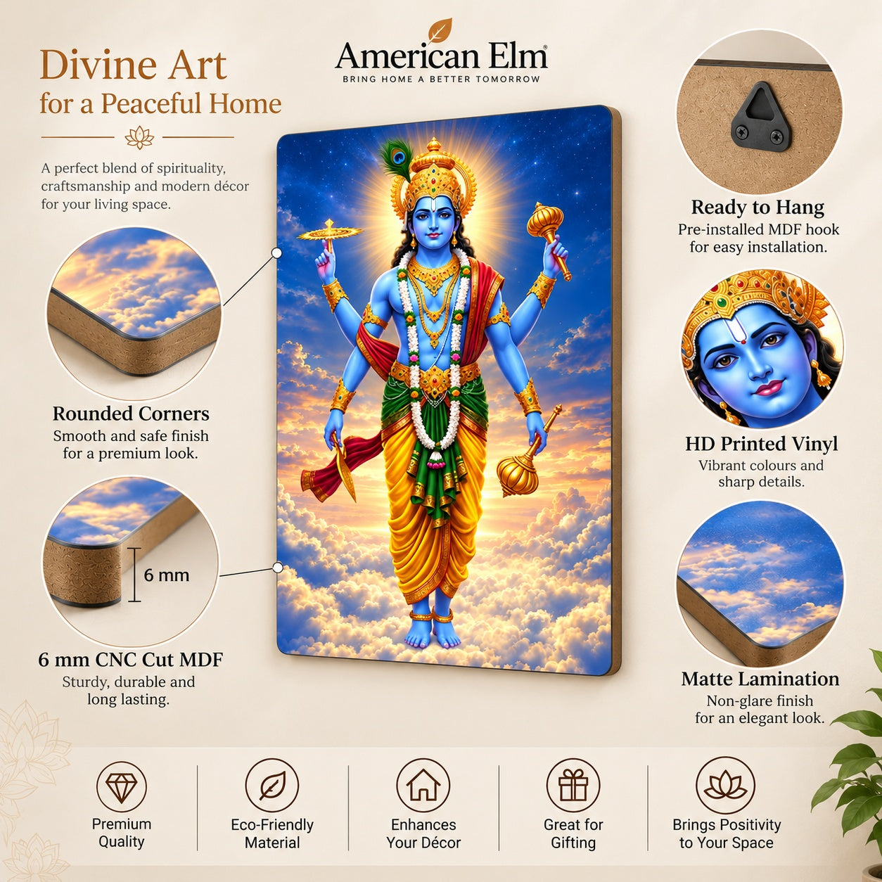 Chaturmas Vishnu wall painting