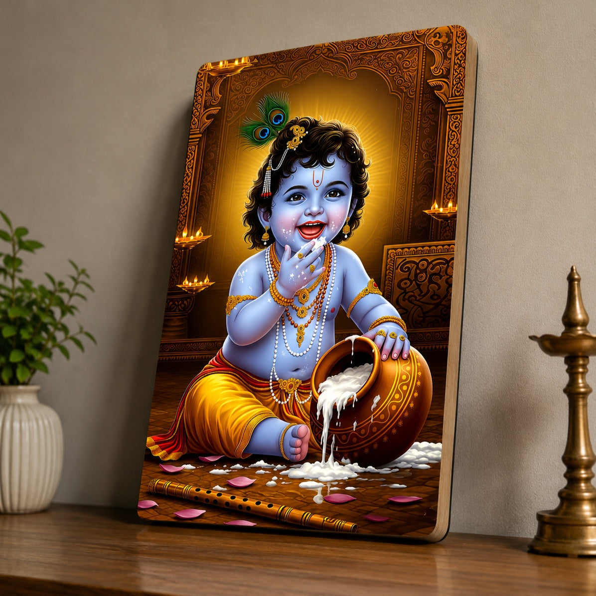 lord krishna wall hanging for bedroom