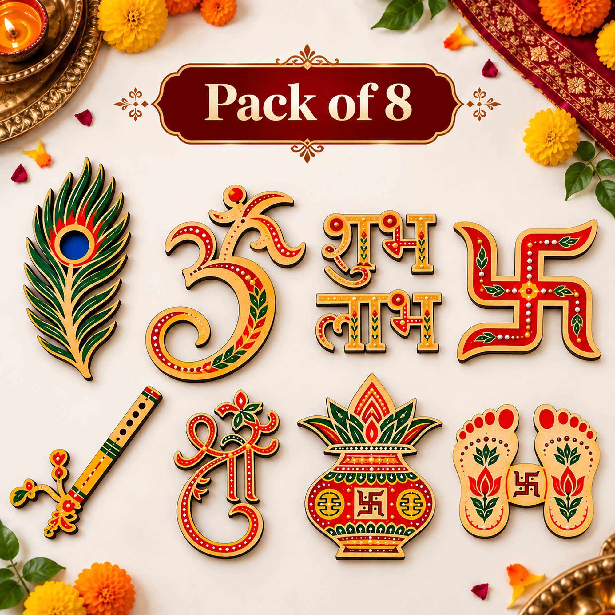 wooden festive decoration blanks for painting and crafting
