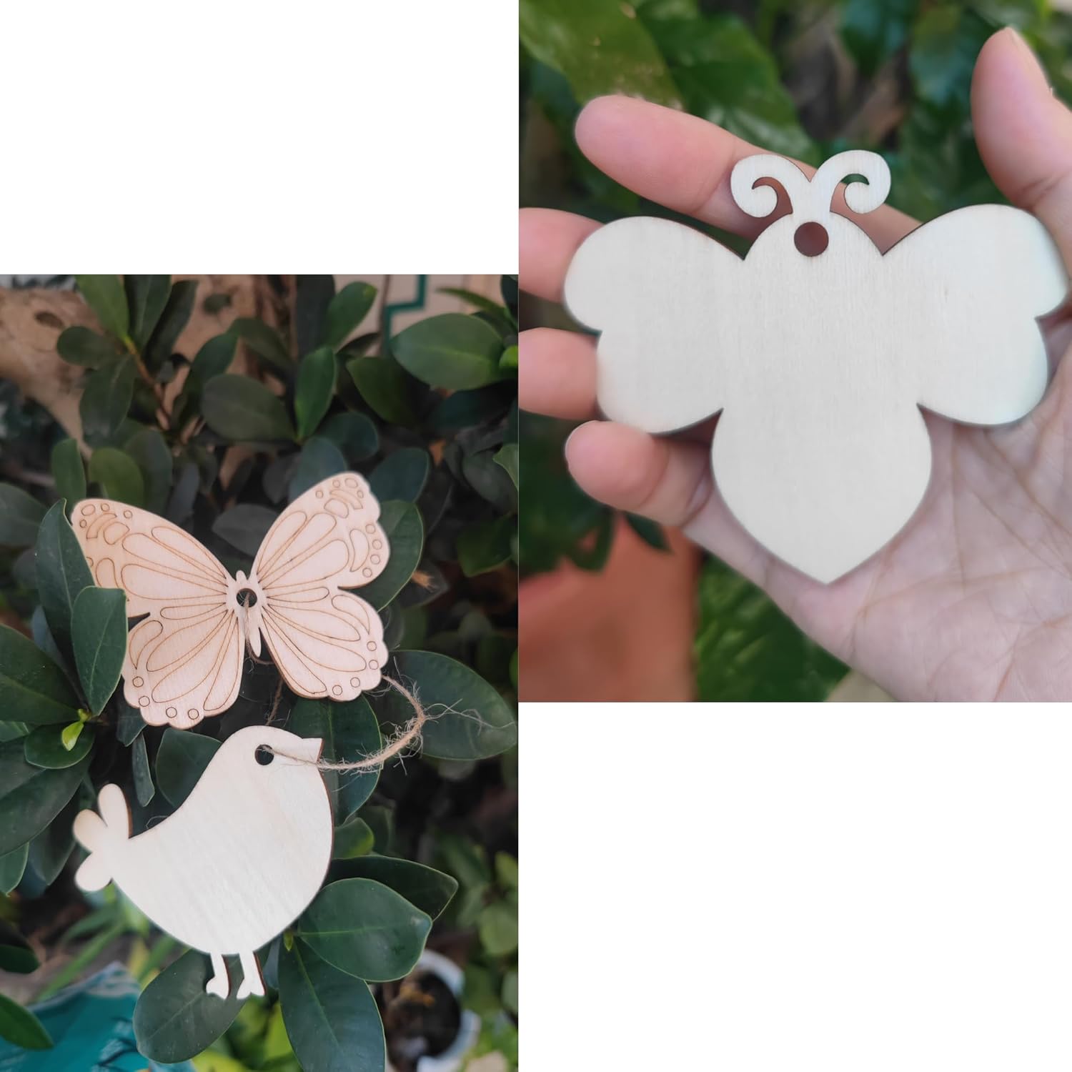 kids art wooden shapes
