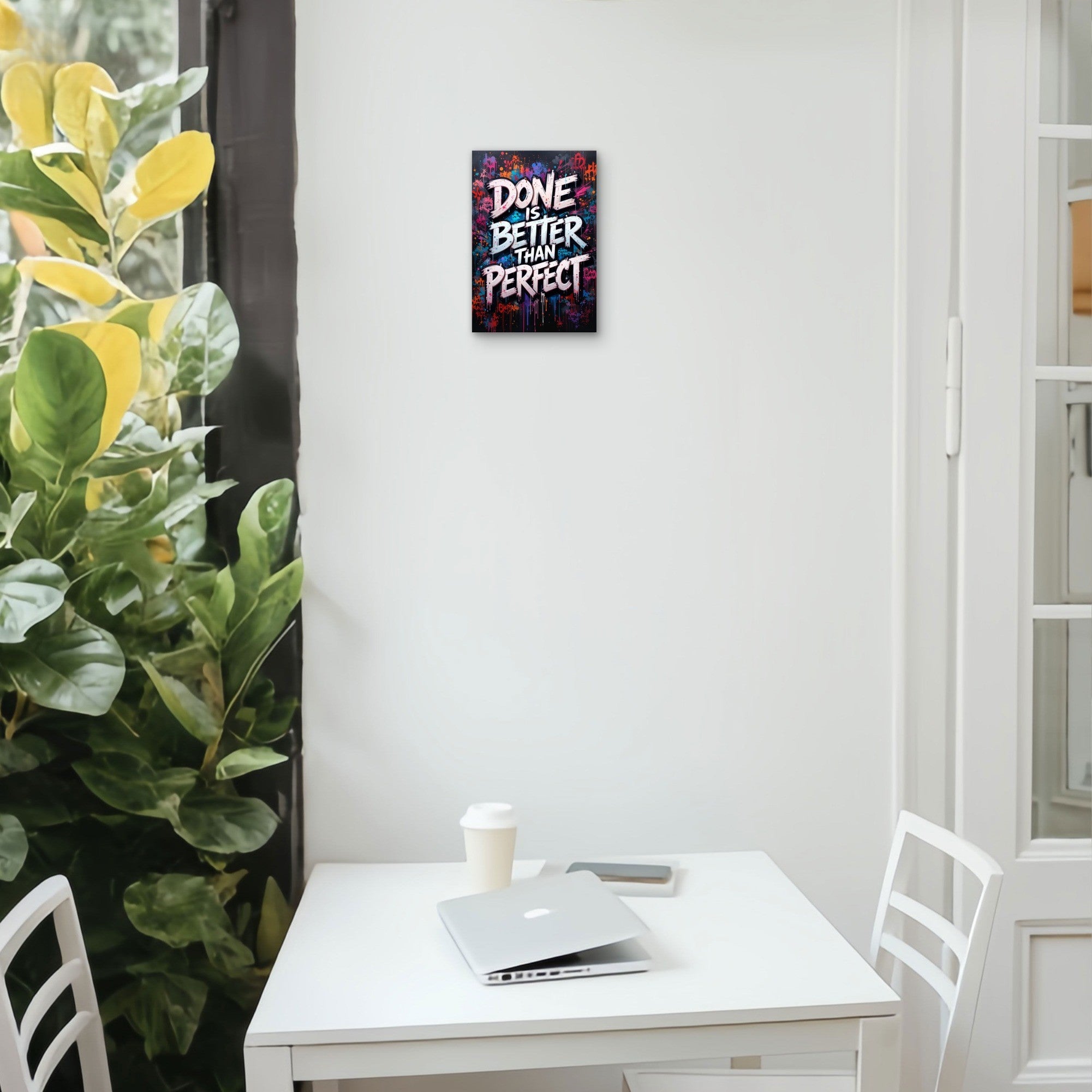 motivational wall art metal print