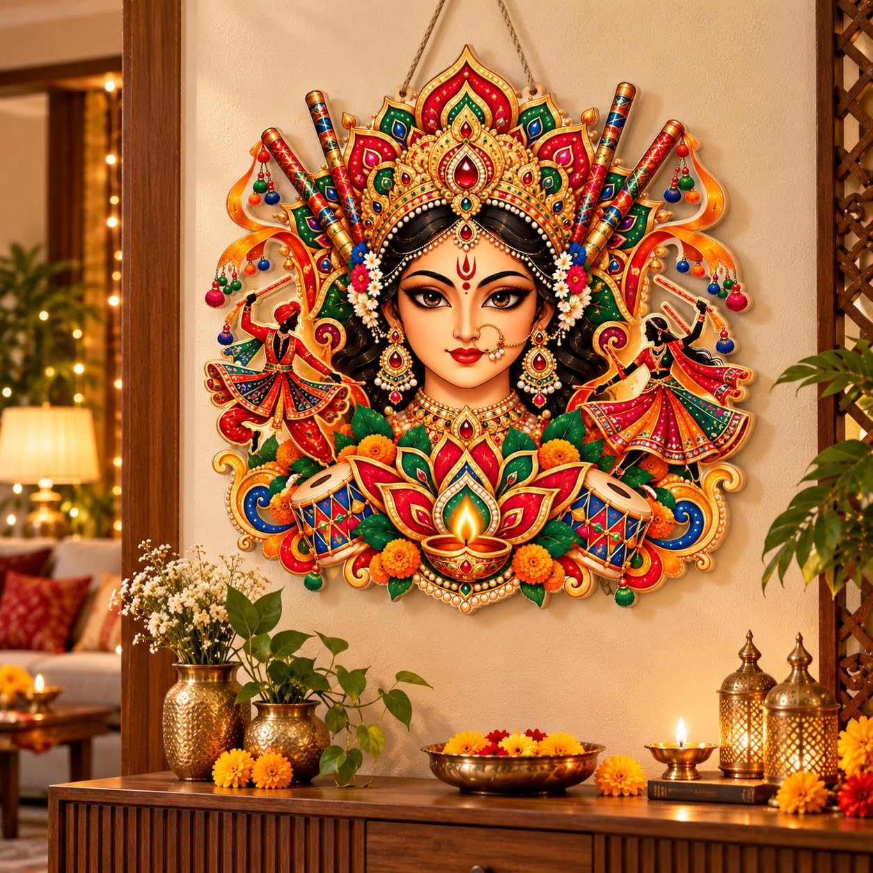 Durga Maa Navratri festival decoration