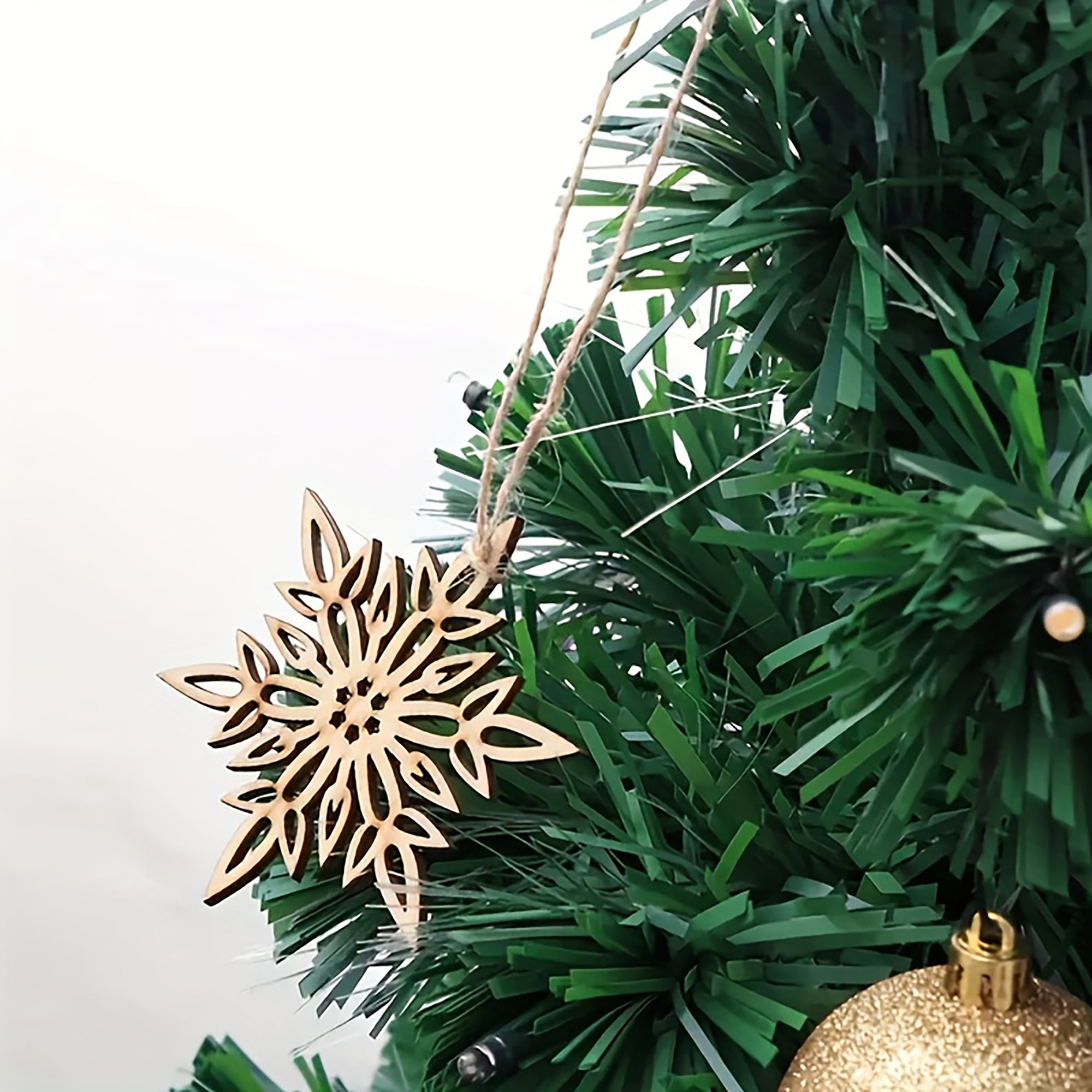 unfinished wood christmas hanging ornaments