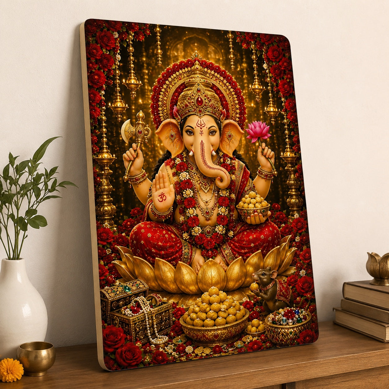 Religious wall painting for living room