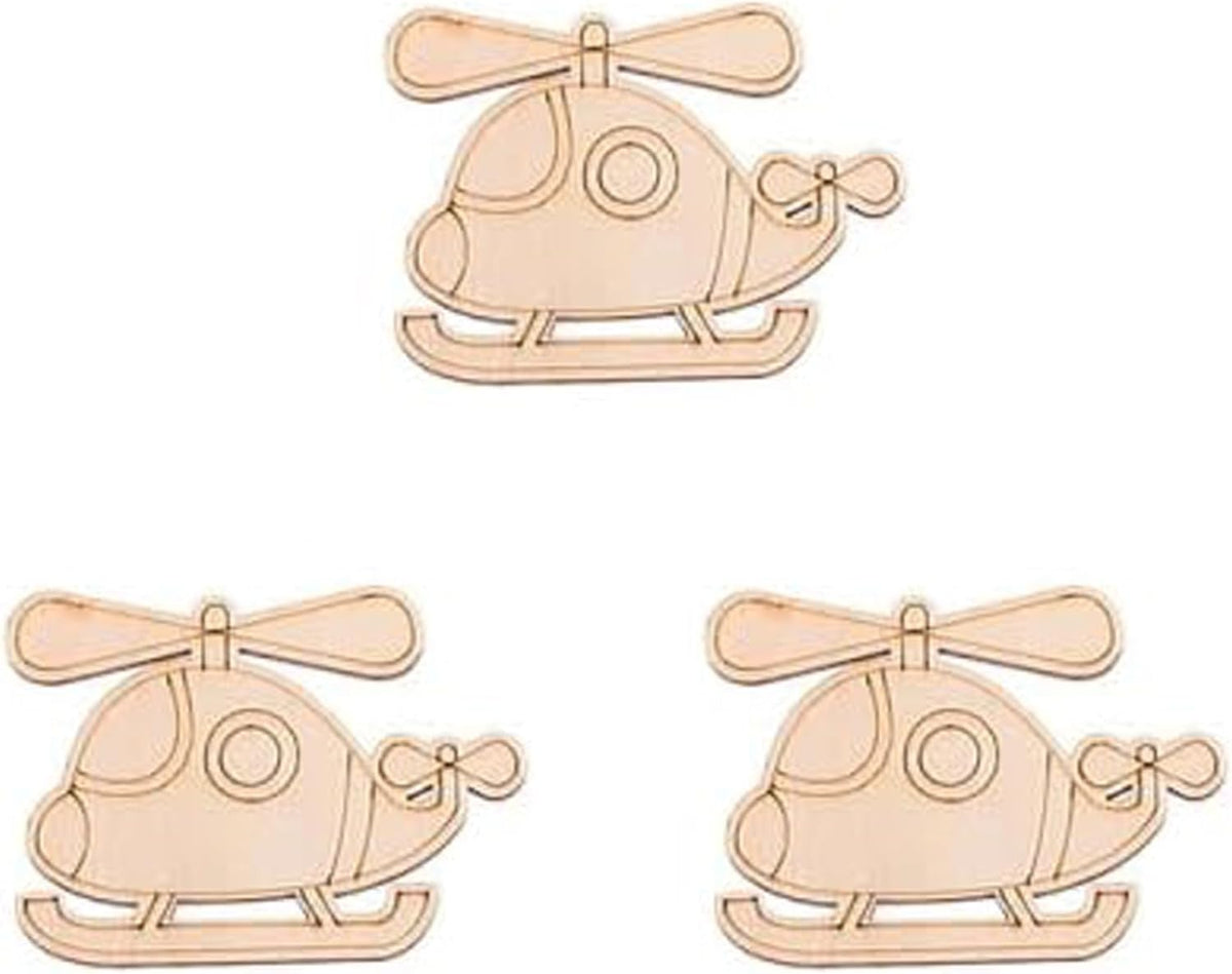 wooden helicopter decor for kids room