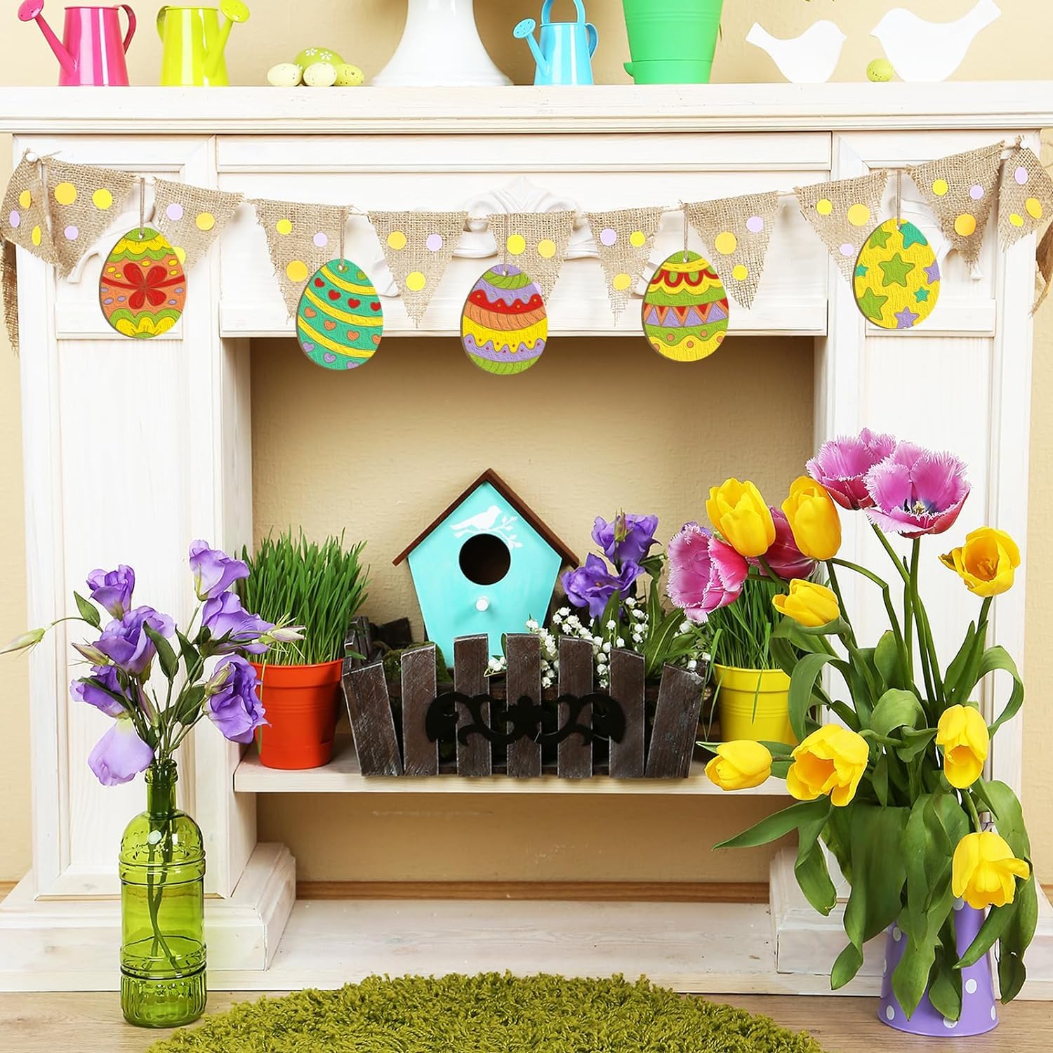 easter craft painting supplies
