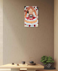 Cliths Khatu Shyam Wall Art Spiritual Hindu Metal Print for Living Room, Home & Office Decoration, Festival Gift Pre-Drilled Aluminum Frame with Waterproof HD Print