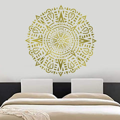 mandala wall painting stencil reusable