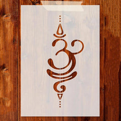 Om stencil for fabric painting