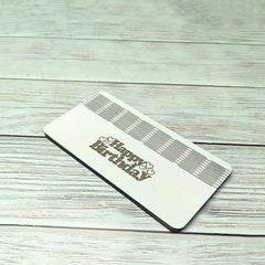 Cliths 3 Layer Wooden Money Holder Birthday Cash Gift Box MDF Bill Display Stand for Special Occasions